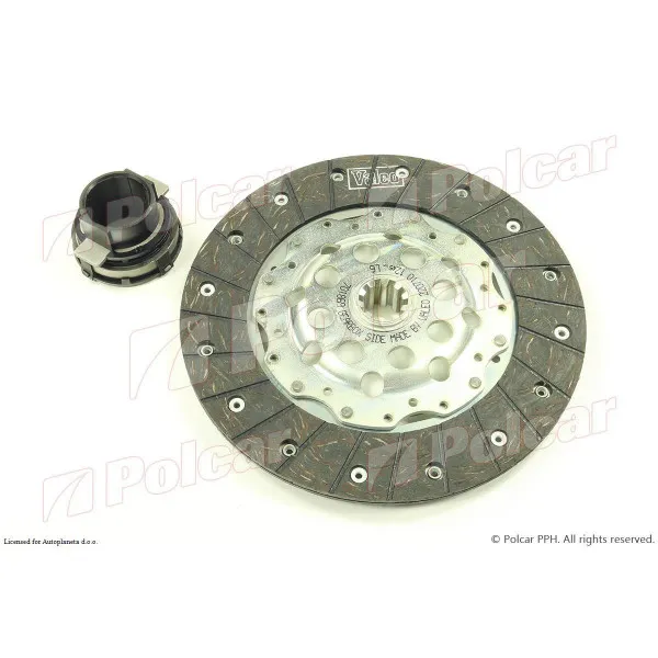 Kvačilo/komplet za zamenu (korpa lamela druk-lager) BMW 3 (E36), 90-00; 5 (E39), 96-04; 7 (E38), 94-01; Z3 (E36/7/E36/8), 95-03; 