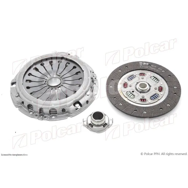 Kvačilo/komplet za zamenu (korpa lamela druk-lager) CITROËN, FIAT, PEUGEOT 