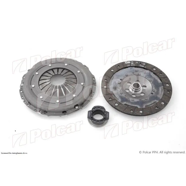 Kvačilo/komplet za zamenu (korpa lamela druk-lager) AUDI, SEAT, SKODA, VOLKSWAGEN 