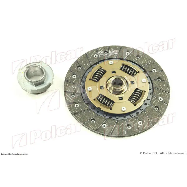 Kvačilo/komplet za zamenu (korpa lamela druk-lager) HYUNDAI ATOS (MX), 97-02; ATOS PRIME (MX), 99-08; 