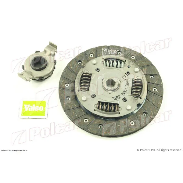 Kvačilo/komplet za zamenu (korpa lamela druk-lager) FIAT PANDA (141A), 80-02; SEICENTO (187), 98-09; 