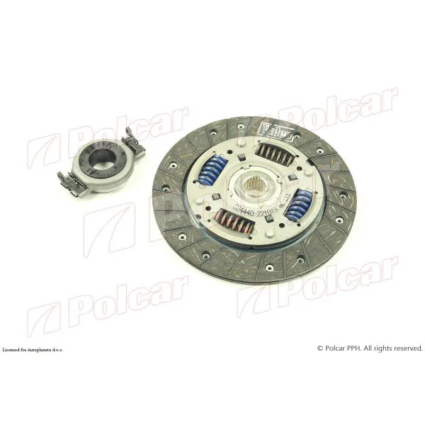 Kvačilo/komplet za zamenu (korpa lamela druk-lager) VOLKSWAGEN POLO (6N/6N2/6KV), 94-01; 