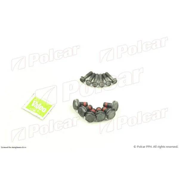 Kvačilo/komplet za zamenu (korpa lamela druk-lager) VOLKSWAGEN POLO (6N/6N2/6KV), 94-01; 