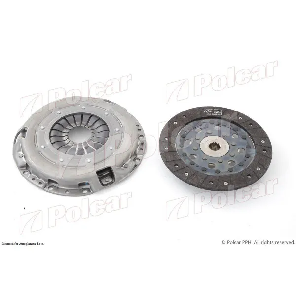 Kvačilo/komplet za zamenu (korpa lamela druk-lager) RENAULT CLIO III (R0/1), 05-14; LAGUNA III (T), 07-15; 