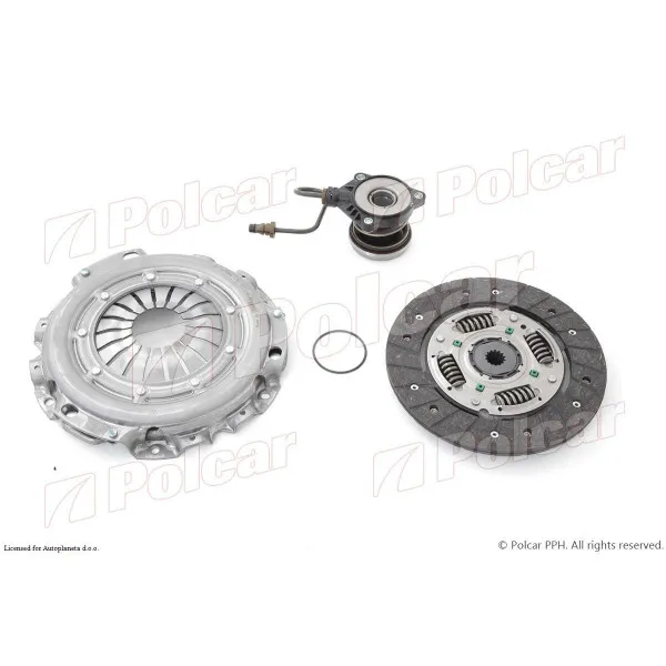 Kvačilo/komplet za zamenu (korpa lamela druk-lager) OPEL ASTRA G (T98), 98-09; COMBO C, 00-11; CORSA C (X01), 00-06; MERIVA (X03), 03-10; TIGRA (X04), 04-09; 