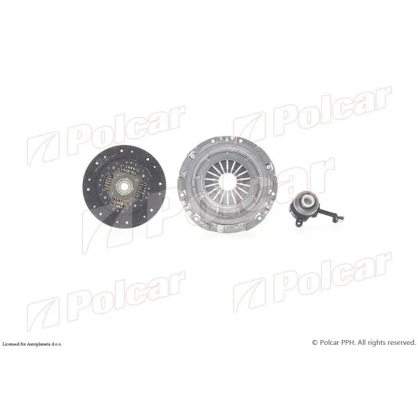 Kvačilo/komplet za zamenu (korpa lamela druk-lager) ALFA ROMEO 156 (932), 97-05; 