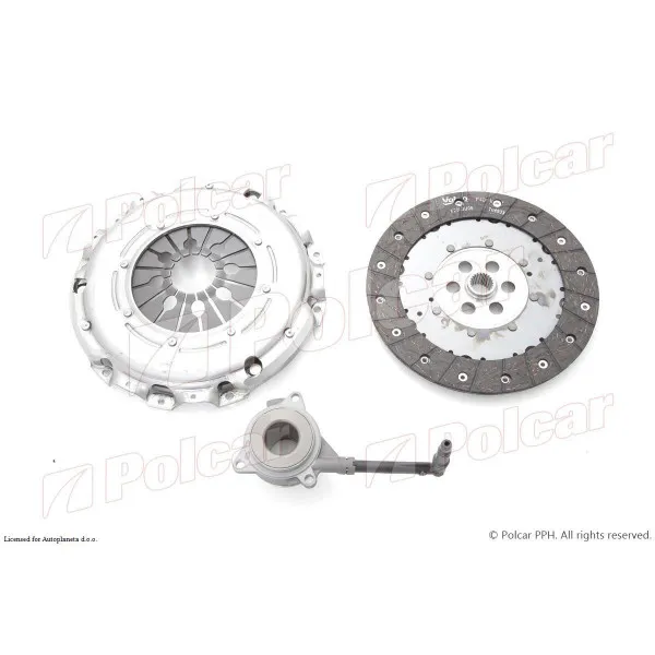 Kvačilo/komplet za zamenu (korpa lamela druk-lager) AUDI, SEAT, SKODA, VOLKSWAGEN 