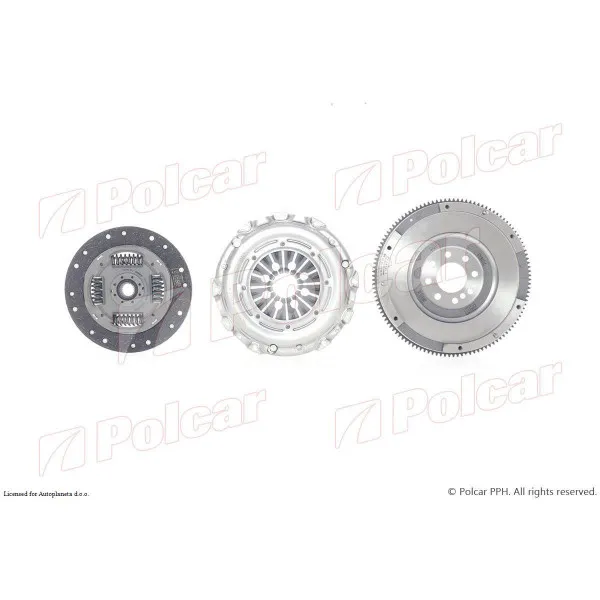 Kvačilo/komplet za zamenu (korpa lamela druk-lager) FORD MONDEO (B4Y/B5Y/BWY), 00-07; 