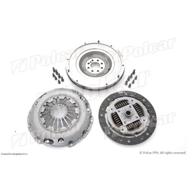 Kvačilo/komplet za zamenu (korpa lamela druk-lager) OPEL COMBO C, 00-11; CORSA C (X01), 00-06; CORSA D (S07), 06-15; MERIVA (X03), 03-10; TIGRA (X04), 04-09; 