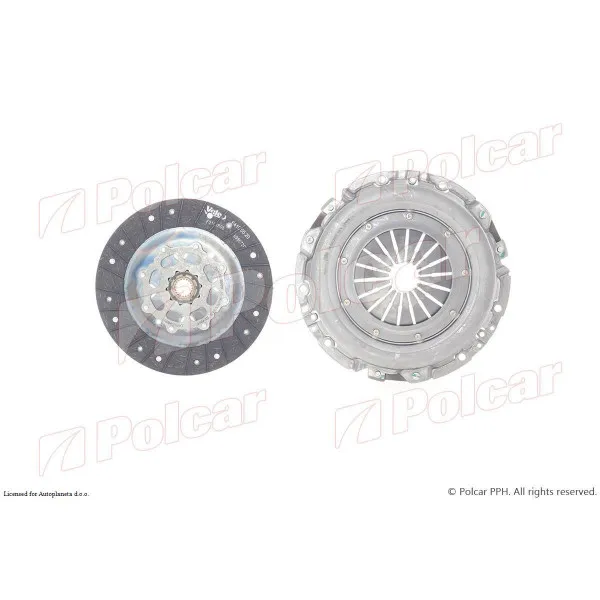 Kvačilo/komplet za zamenu (korpa lamela druk-lager) FIAT BRAVA (182), 95-01; BRAVO (182), 95-01; DOBLO (119/223), 01-10; IDEA (350), 04-11; MAREA (185), 96-02; 