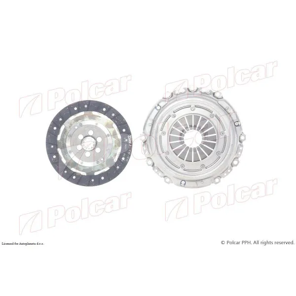 Kvačilo/komplet za zamenu (korpa lamela druk-lager) BMW 3 (E36), 90-00; 3 (E46), 98-06; 5 (E39), 96-04; Z3 (E36/7/E36/8), 95-03; 