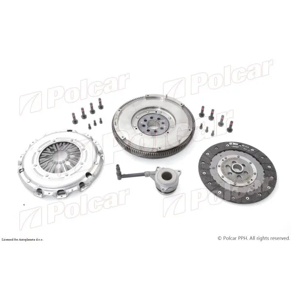 Kvačilo/komplet za zamenu (korpa lamela druk-lager) VOLKSWAGEN MULTIVAN (7H/T5), 03-15; TRANSPORTER (7H/T5), 03-15; 