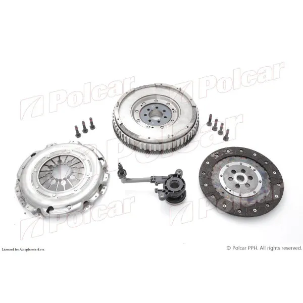 Kvačilo/komplet za zamenu (korpa lamela druk-lager) RENAULT MEGANE II (M), 02-08; MEGANE III (Z), 08-16; SCENIC (JZ), 09-16; SCENIC II (JM), 03-09; 