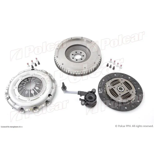 Kvačilo/komplet za zamenu (korpa lamela druk-lager) RENAULT MEGANE II (M), 02-08; SCENIC II (JM), 03-09; 