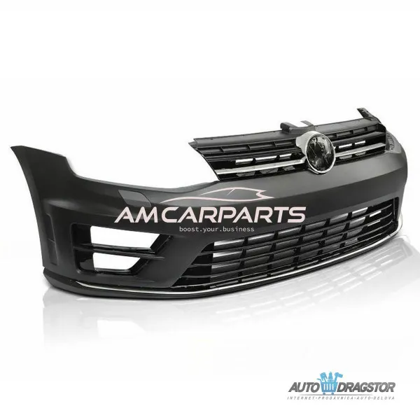 VW GOLF 7 2012-2017 PREDNJI BRANIK KOMPLETAN R-LINE BEZ MAGLENKI 