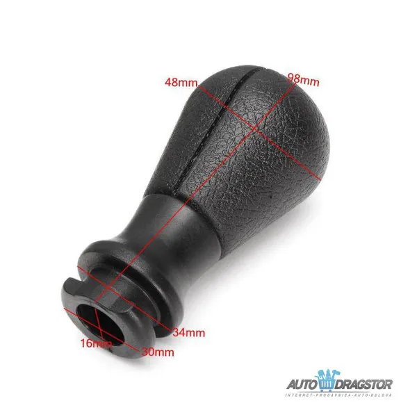 PEUGEOT/CITROEN RUČICA MENJAČA 5 brzina SA HROM POKLOPCEM.ODGOVARA ZA PEUGEOT 206/307 CITROEN C4 