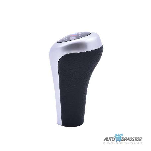 BMW RUČICA MENJAČA SA 6 BRZINA SA M LOGOM SILVER MAT/HROM 