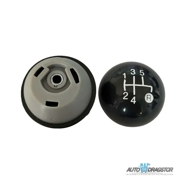 FIAT 500 2007- RUČICA MENJAČA 5 brzina CRNI POKLOPAC 