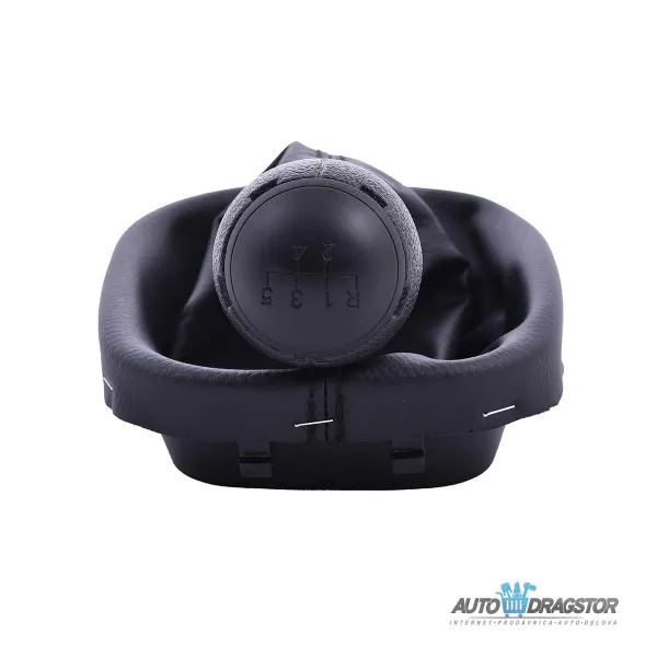 VOLKSWAGEN CADDY/TOURAN RUČICA MENJAČA SA KOŽOM 5 BR VOLKSWAGEN CADDY 2004-2009 TOURAN 2003-2011 