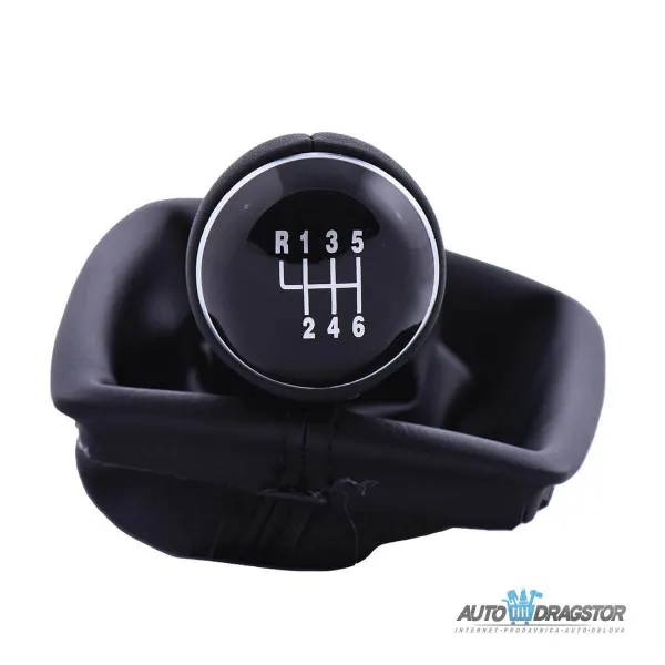 VOLKSWAGEN PASSAT B7 2010-2015 RUČICA MENJAČA SA KOŽOM 6 BRZINA 