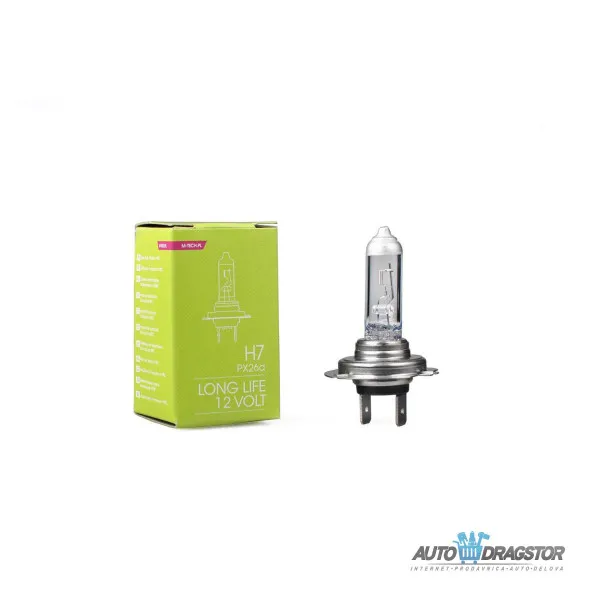 SIJALICA 12V H7 55W PX 26D LONG LIFE 