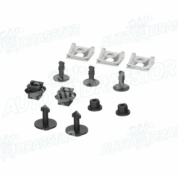 Set žabica za zaštitu motora (šuspleh) AUDI 80 (B3; 89/8A), 86-91; 80 (B4; 8C; 8G), 91-00; 