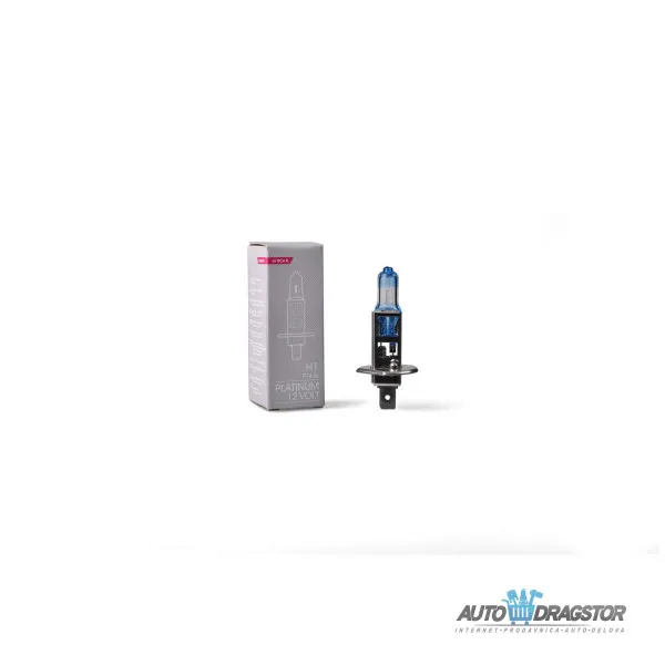 SIJALICA 12V H1 55W P14,5S PLATINUM +130% VIŠE SVETLA 