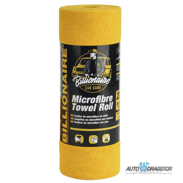 VIŠEKRATNE MIKROFIBER KRPE U ROLNI 25KOM 30x30CM 240GSM 