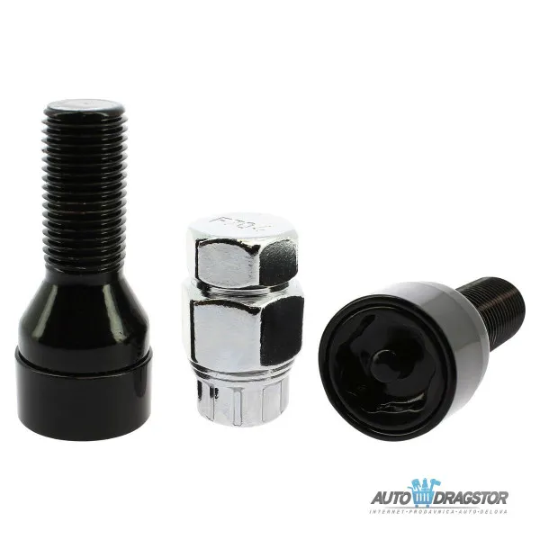 SIGURNOSNI ŠRAFOVI CRNI M14x1.5 L28 T17/19 