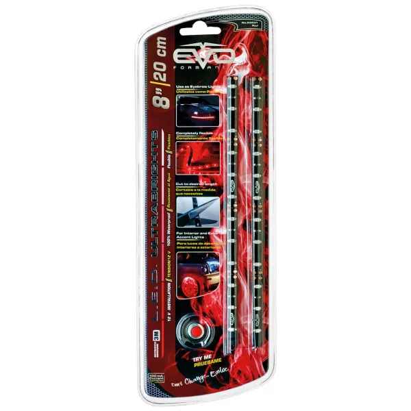 DEKORATIVNA LED TRAKA 2x20cm CRVENA 