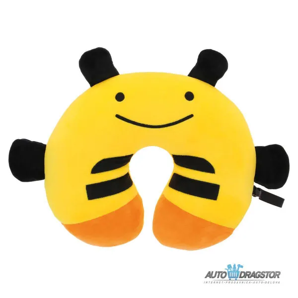 PUTNI JASTUK ZA GLAVU ZA DECU PČELA 