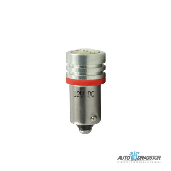 SIJALICA 12V T4 Ba9s LED 1xHP CRVENA 