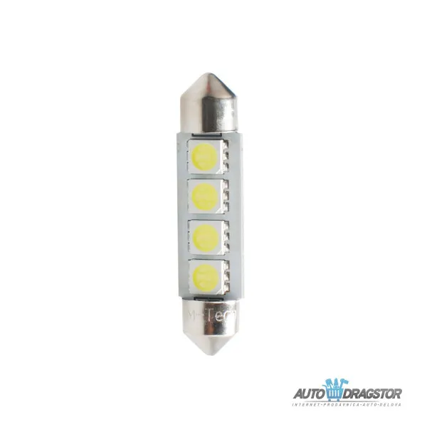 SIJALICA 12V SULFIDNA C5W,C10W SV8.5,41mm LED  4xSMD5050 