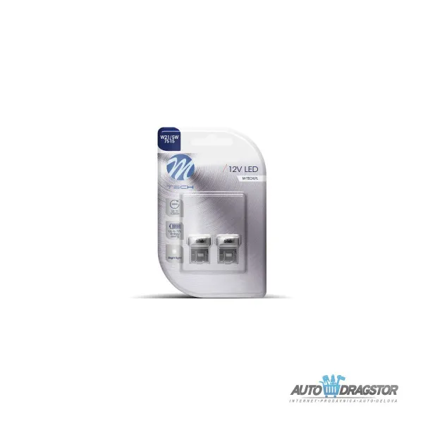 SIJALICA 12V T20 W21/5W 9xSMD2835 LED 2KOM 