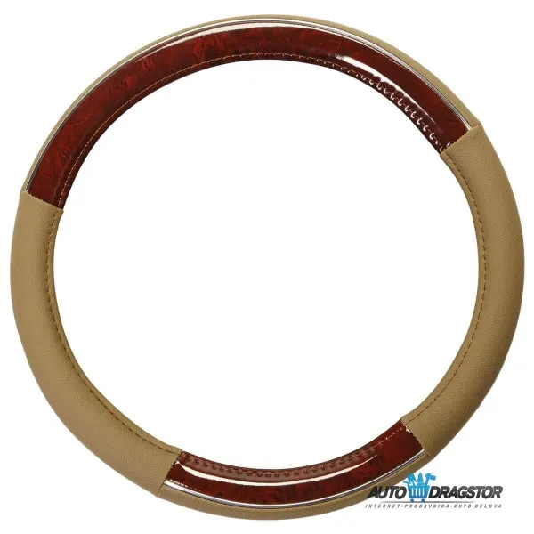 OBLOGA VOLANA 37-39CM BRAON/IMITACIJA DRVETA 