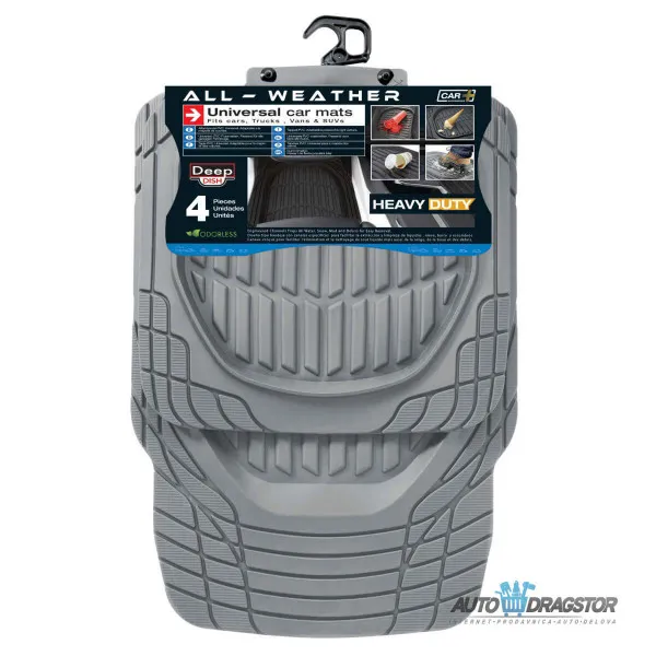 UNIVERZALNE GUMENE PATOSNICE 4KOM SIVE 