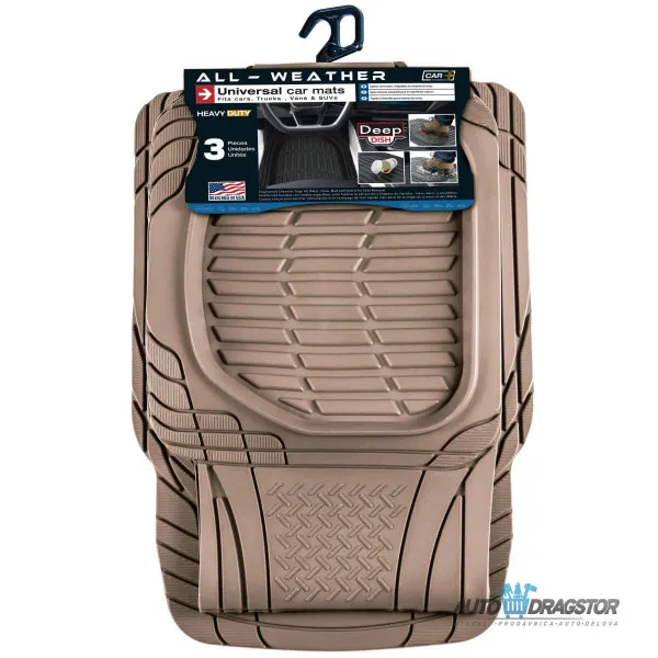 UNIVERZALNE GUMENE PATOSNICE 3KOM BEŽ BOJA 