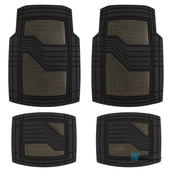 UNIVERZALNE GUMENE PATOSNICE 4KOM CRNO/SIVE PREMIUM 