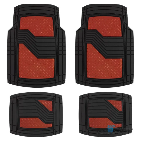 UNIVERZALNE GUMENE PATOSNICE 4KOM CRNO/CRVENE PREMIUM 